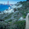 Hike to Marshall beach in San Francisco