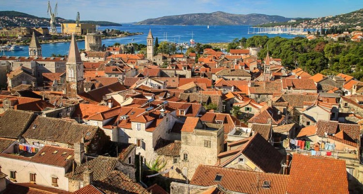 Enjoying a day in Trogir Croatia