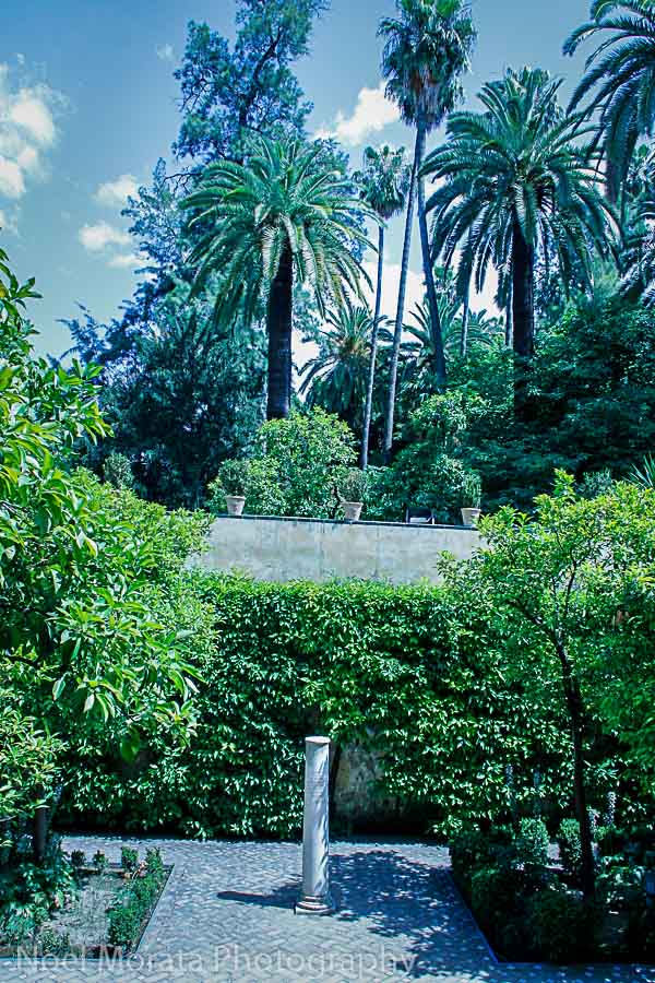 Seville, Spain- Alcazar gardens