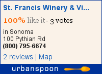 St. Francis Winery & Vineyards on Urbanspoon
