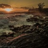 Morning sunrise at Hawaiian Paradise park, Hawaii Island