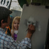 Capturing the eyes of a child in Montmarte