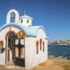 A small Greek harbor temple - 15 pictures of Crete, Greece