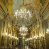 Hall of mirrors at the Palazzo Reale in Genoa, Italy
