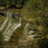 A view of Chagrin Falls from above