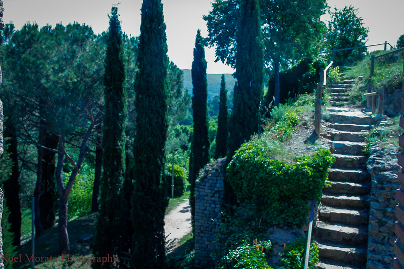 Girona Spain, ramparts