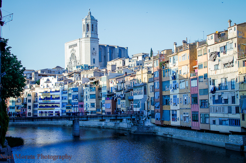 Girona Spain, river view