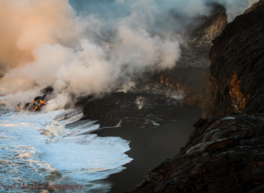 Photo Friday – Kilauea lava entry into the ocean on Hawaii