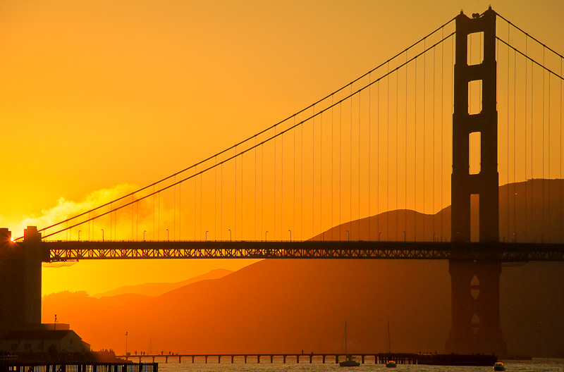 Sunset Golden Gate