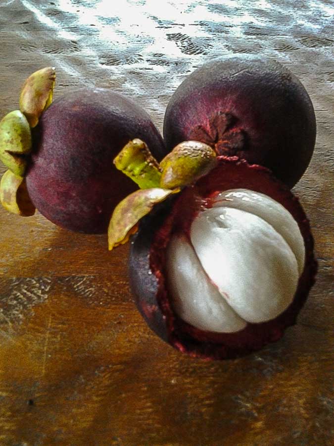 mangosteen Tropical fruit from Hawaii