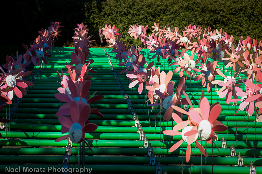 Giant pinwheel installation
