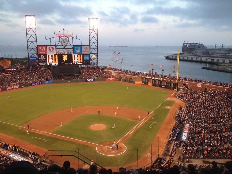 Fun and trendy at San franisco baseball stadium