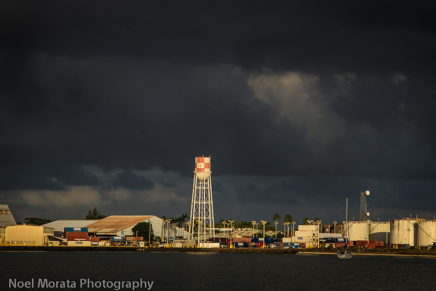 The small but busy port of Hilo