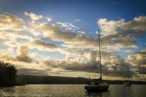 Sunset Sailing In Hawaii