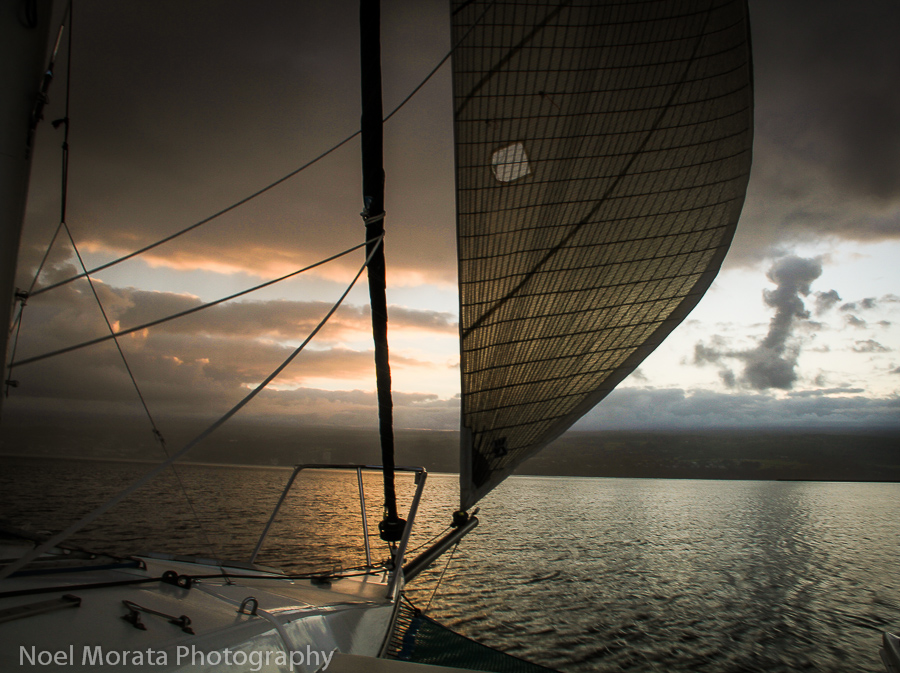 Sunset Sailing in Hawaii