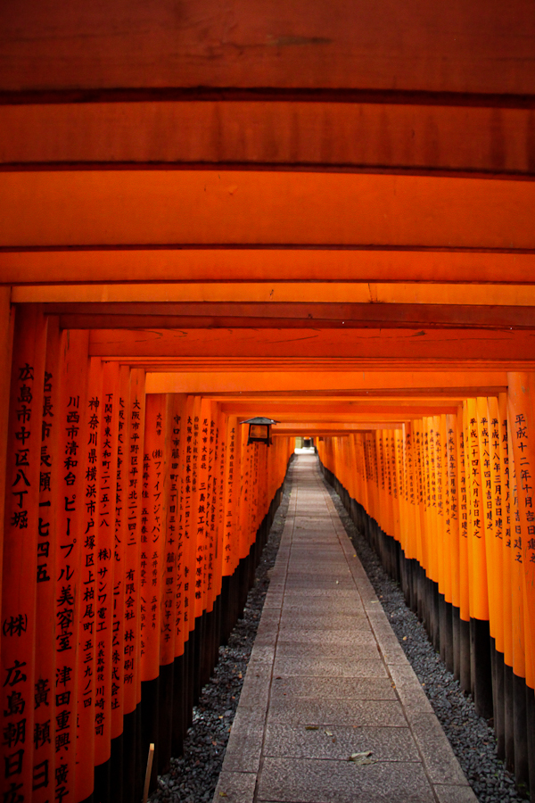 Red torii details