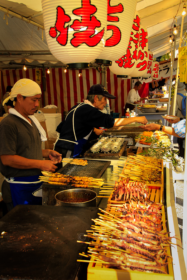Japanese street food or yatai
