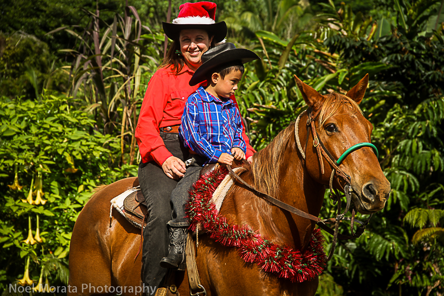A Christmas parade in Hawaii