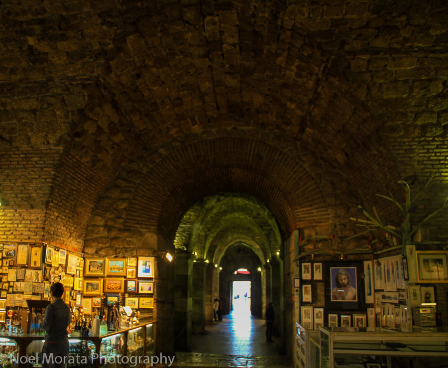 The subterranean underground originally the palace cistern