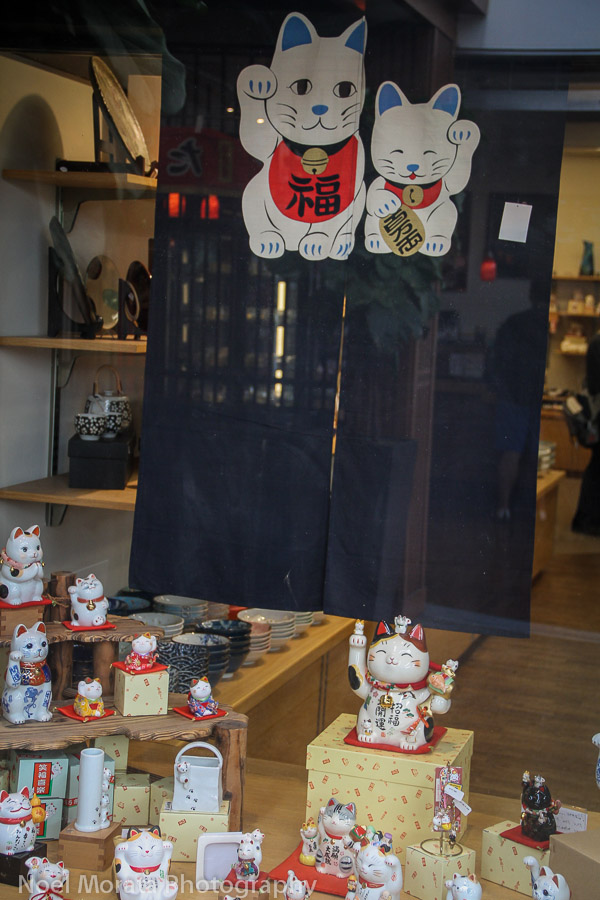 Ceramics boutique at Japan town