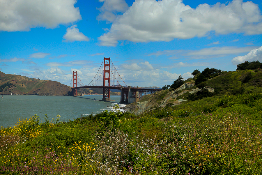 Golden Gate bridge at San Francisco