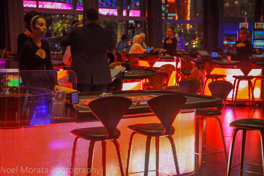 Casino tables and glitz at the Cosmopolitan