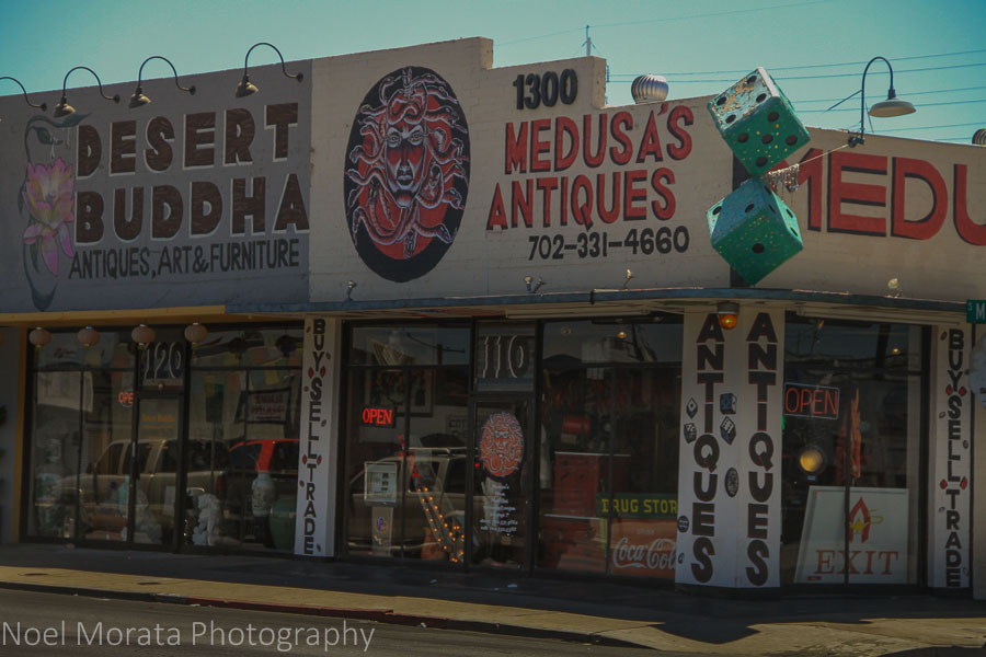 Antique district in Downtown Vegas