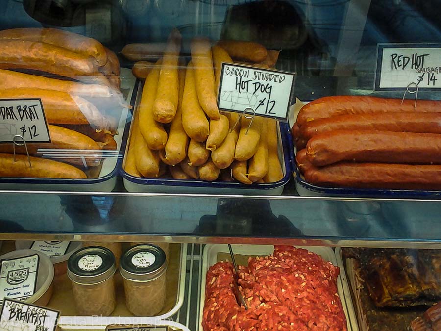 Tasty hot dogs like the bacon studded dog at 4505 Meats on Mission