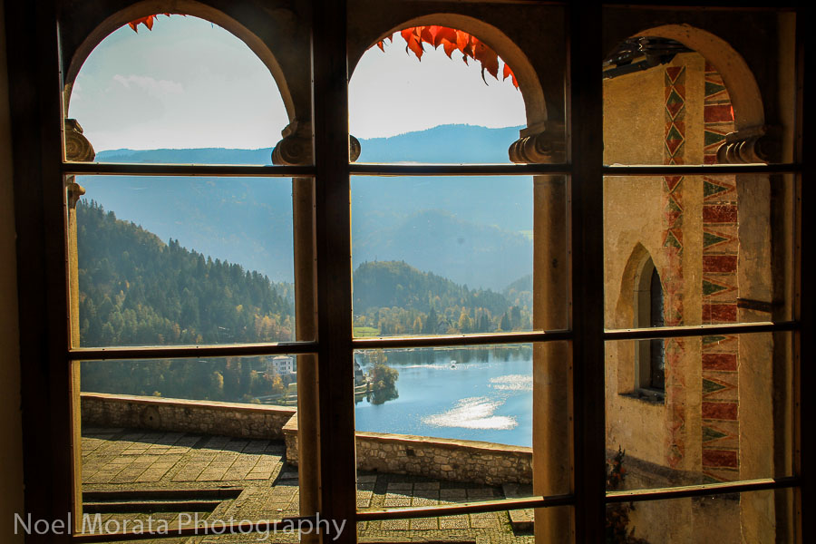 A room with a view at Bled castle