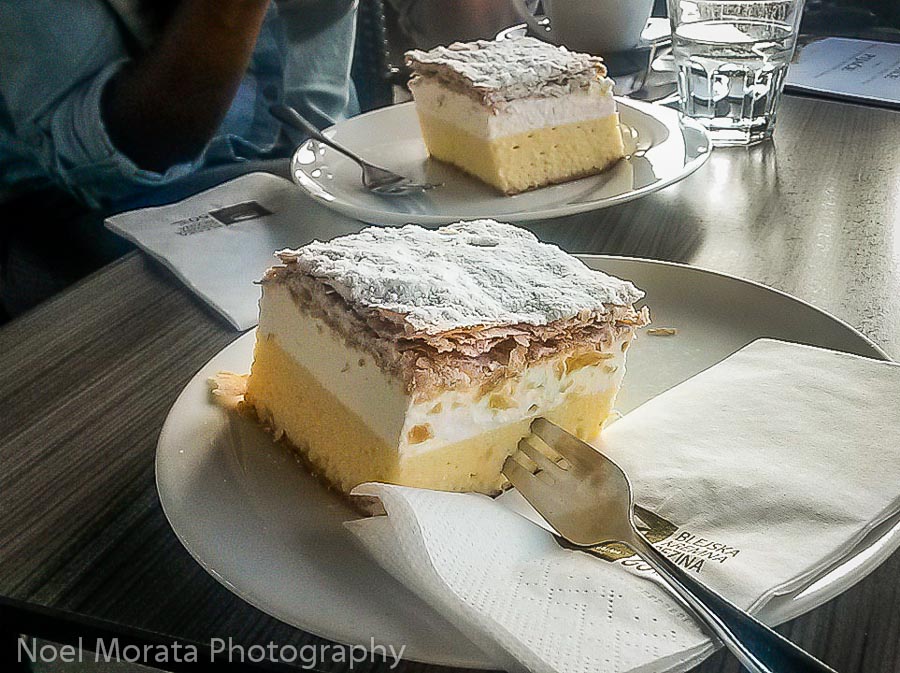 The Bled cream cake = heavenly