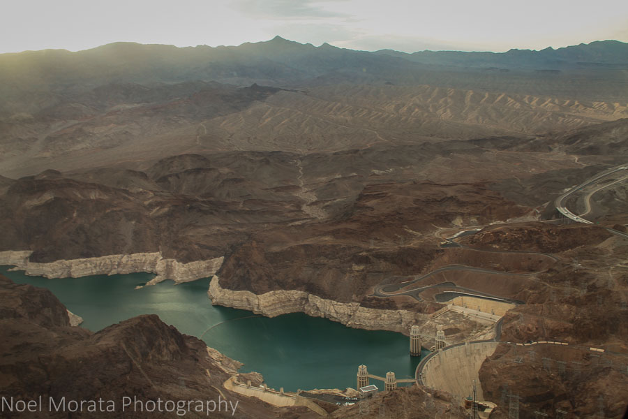 Another view of Hoover Dam from above