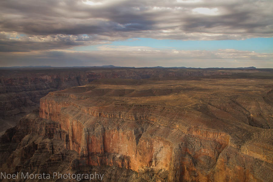 Ochre and reds light up the Grand Canyon