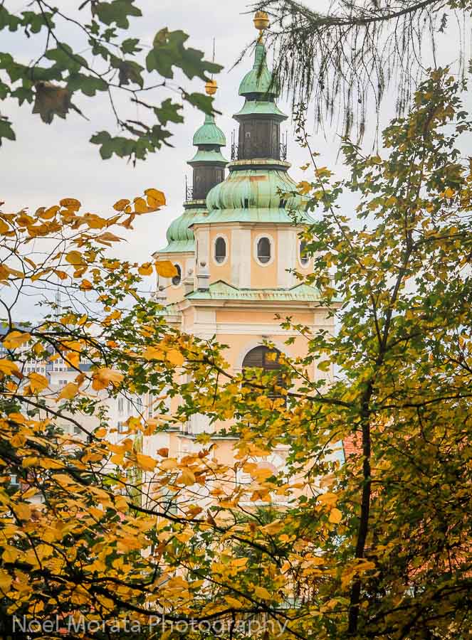 Fall time color in Ljubljana