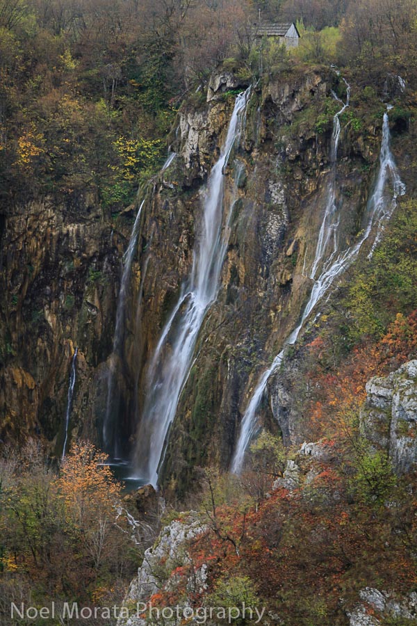  A close up detail of the lower falls in Plitvice