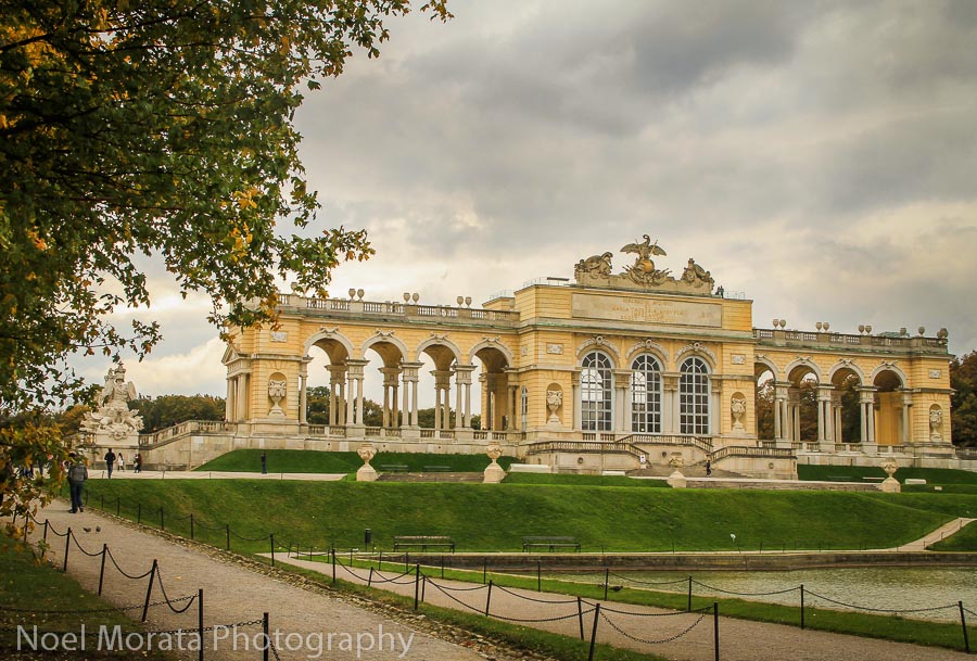 The Gloriette was the monument at the crest of a hill overlooking Schonbrunn