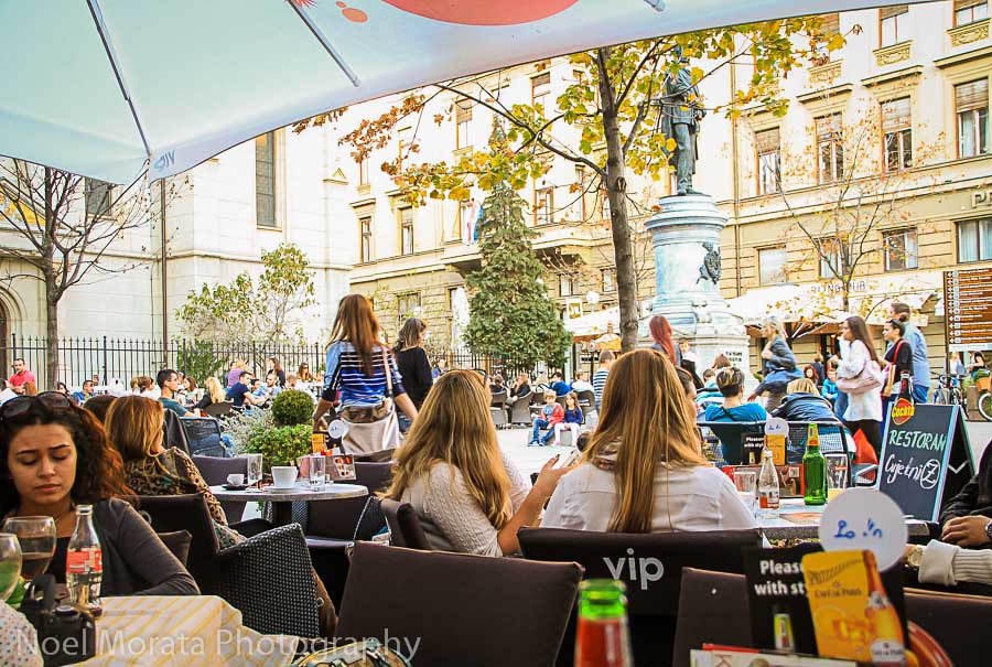Hanging out at Floral Square, Zagreb