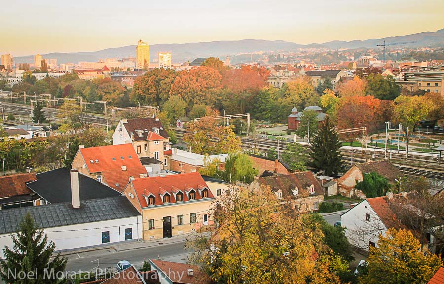 Panorama of the capital at Zagreb