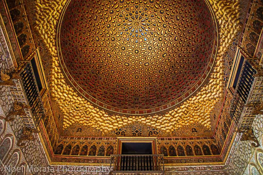 Alcazar dome in Seville