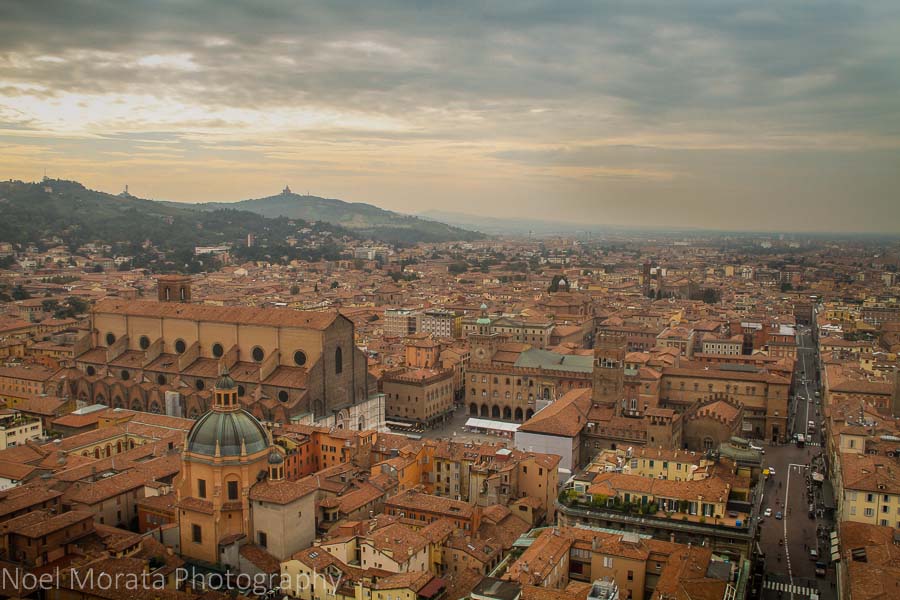 Bologna-panorama from the two towers