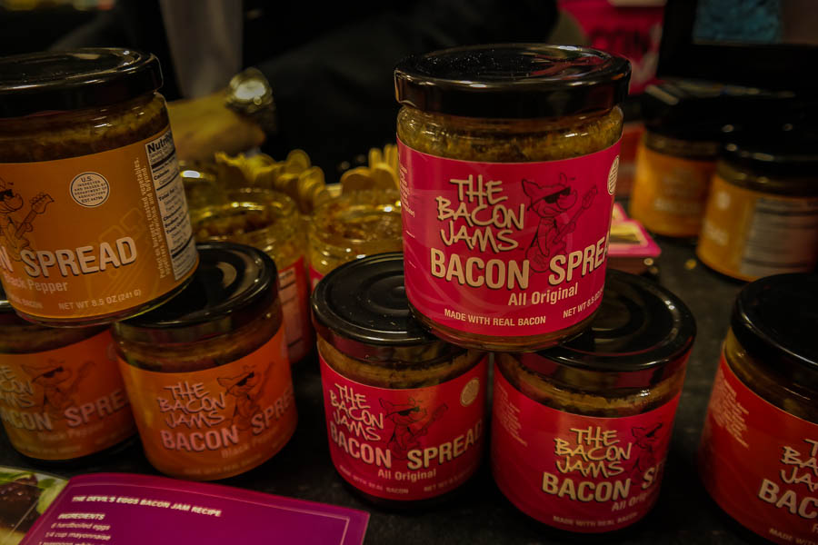 Bacon jams at the Fancy Food Show