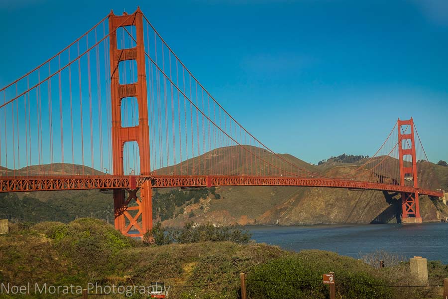 Morning view of the Golden Gate Bridge
