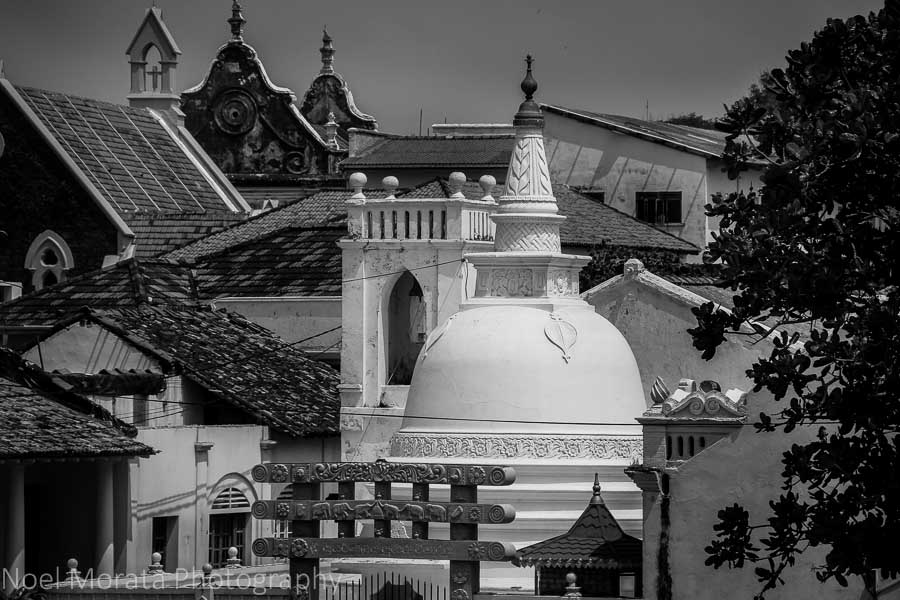 The many religious architecture at Galle