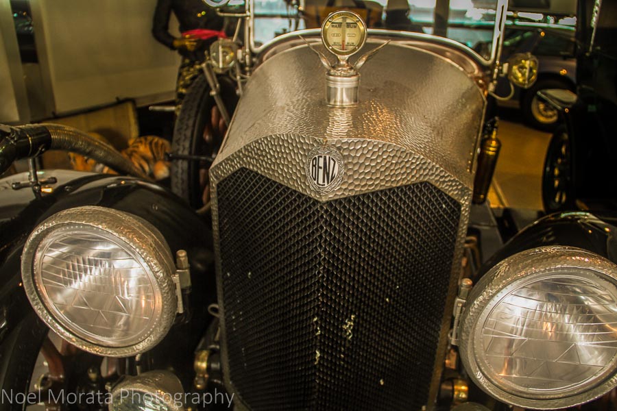 A vintage Benz at Museo Nicolis at  Verona