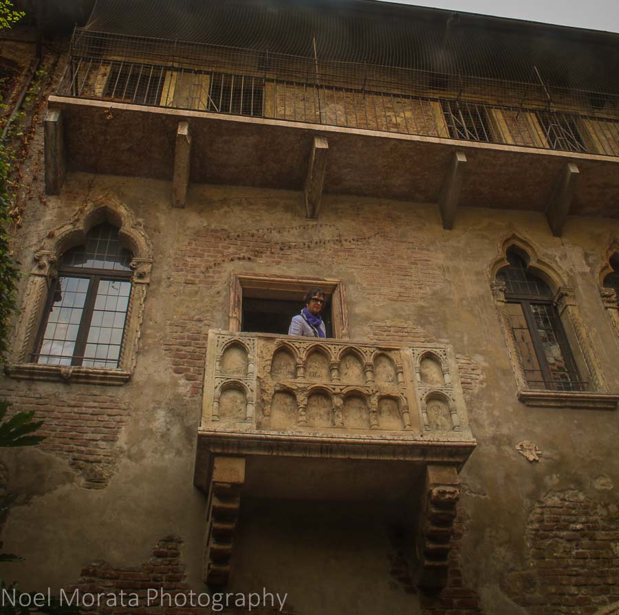 Juliet's balcony in Verona