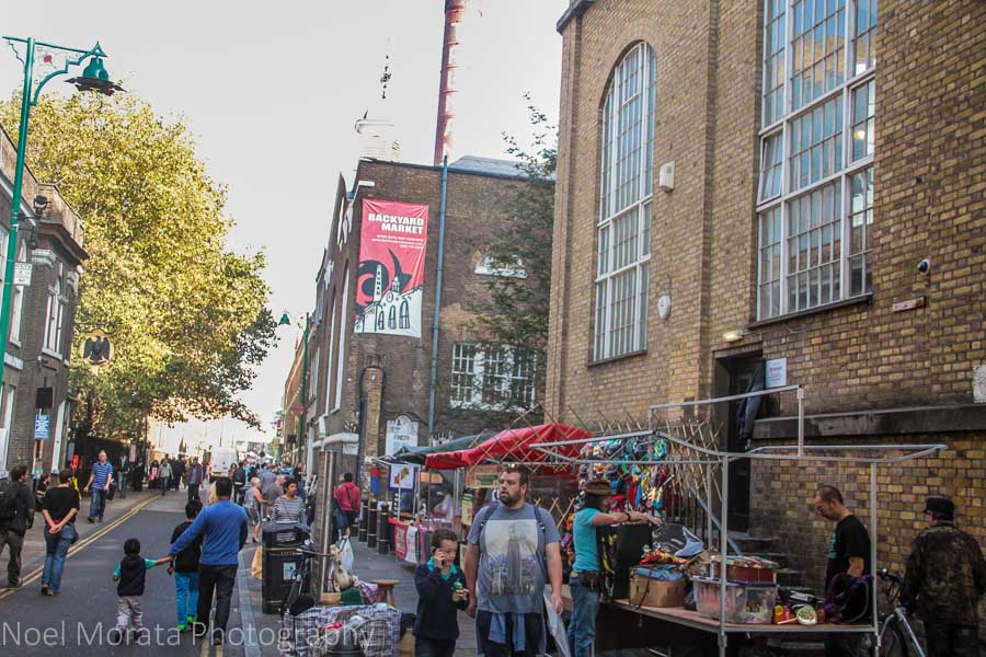 Outdoor shopping venues in East London