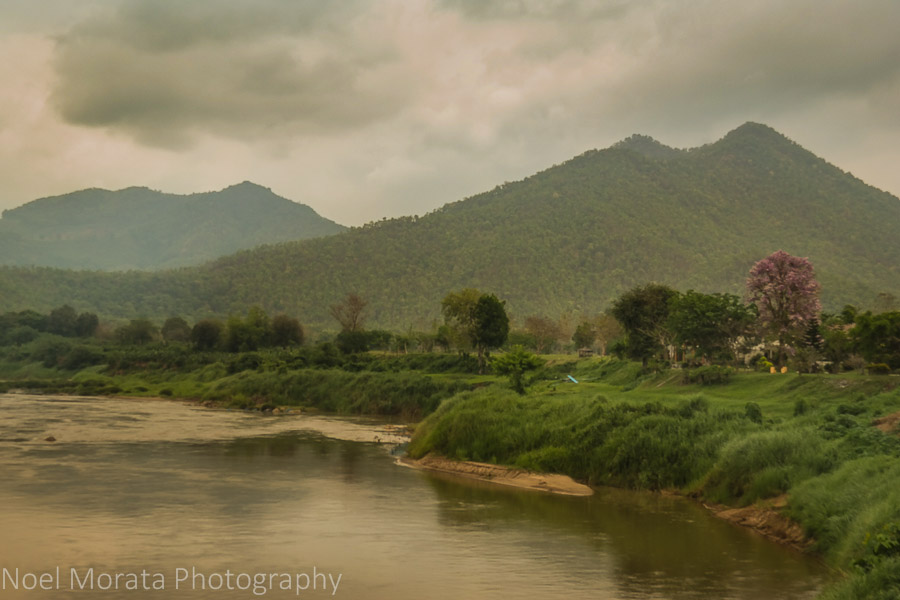 The Mekong and hill country of the Loei region of Thailand