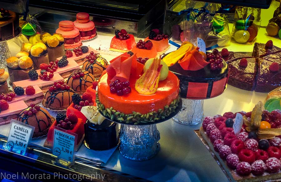 Pastries and cakes at Eric Kaiser