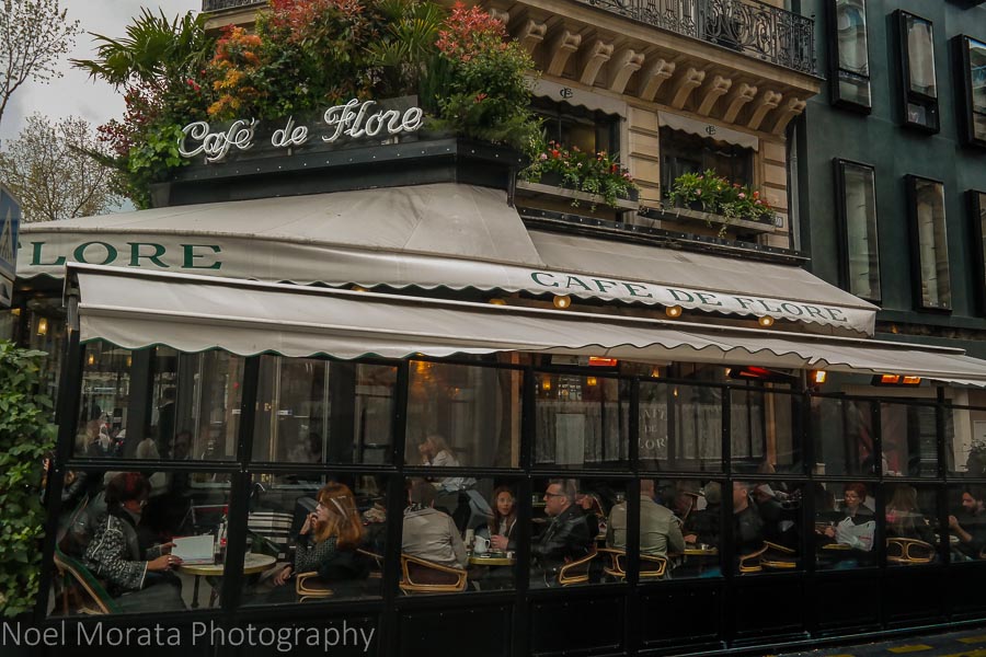 Café de Flore in St. Germain des Pres, Paris