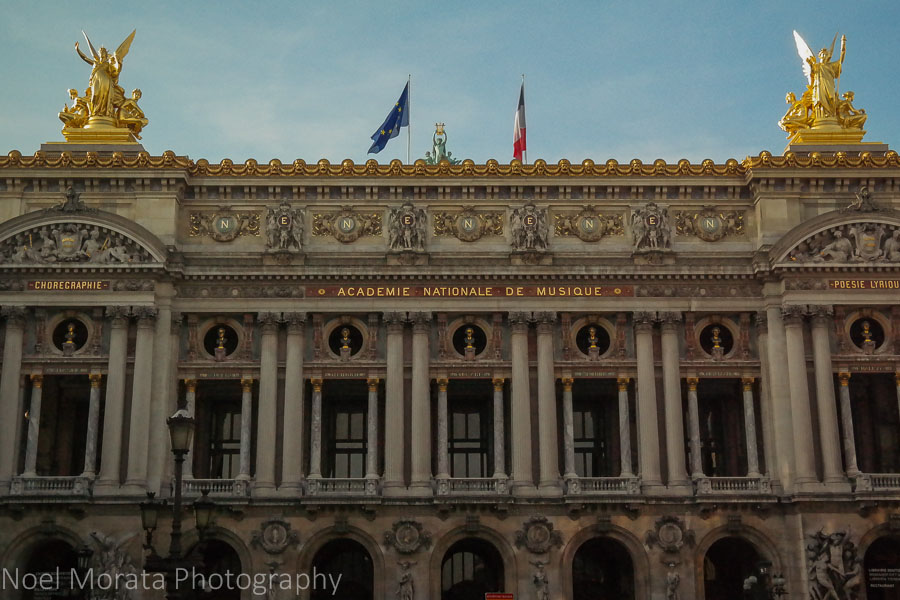The Opera house in Paris, France