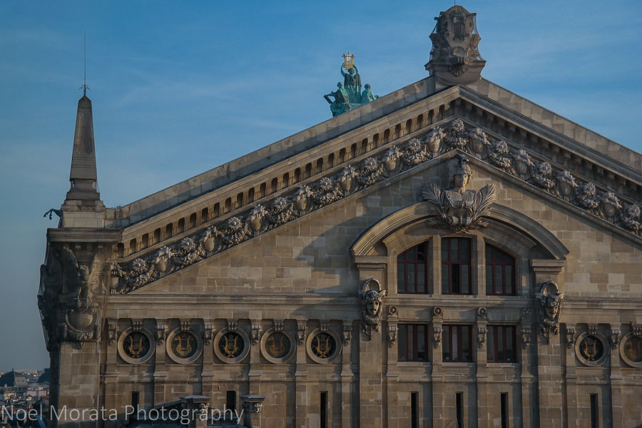 Back façade of the Opera house, Paris